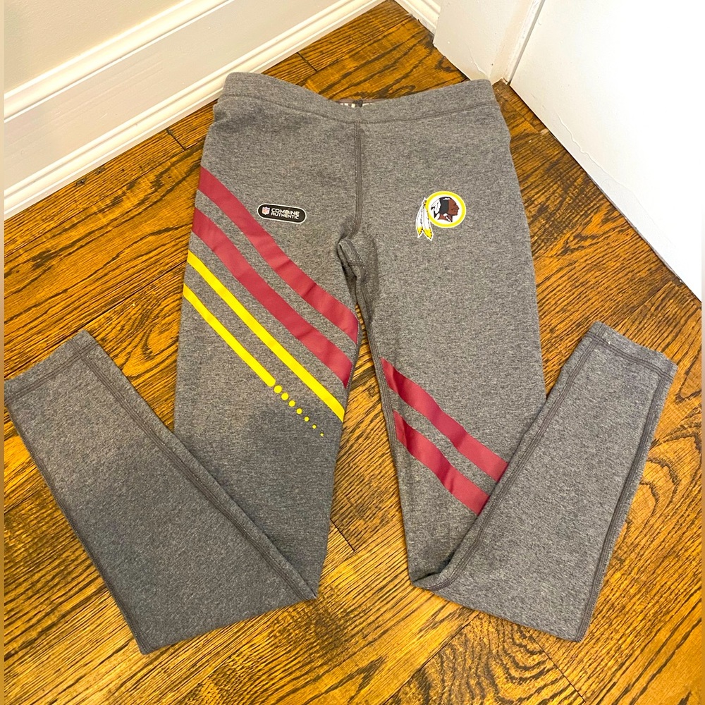 Under Armour Girls Redskins grey leggings - XS